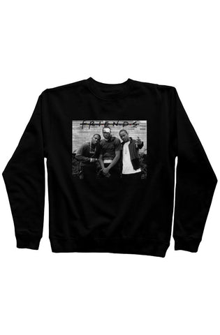 Paid in Full Real Friends Mid Weight Sweatshirt Black