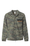 NASA Water Resistant Windbreaker Coaches Jacket Camo