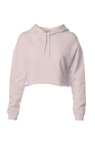 Women's Lightweight Crop Hoodie - Blush