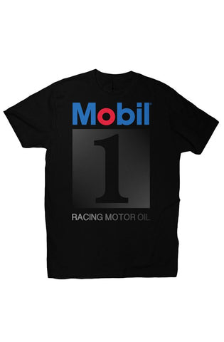 Black Mobil 1 Racing Premium Tee