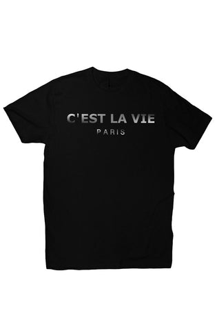 Black C'est La Vie Tee