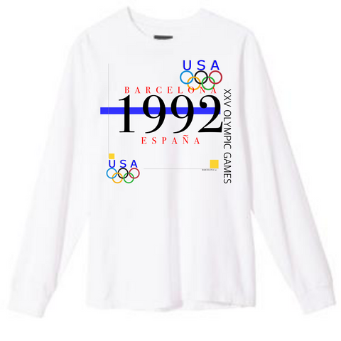 Long Sleeve 1992 Olympic Barcelona Tee Shirt